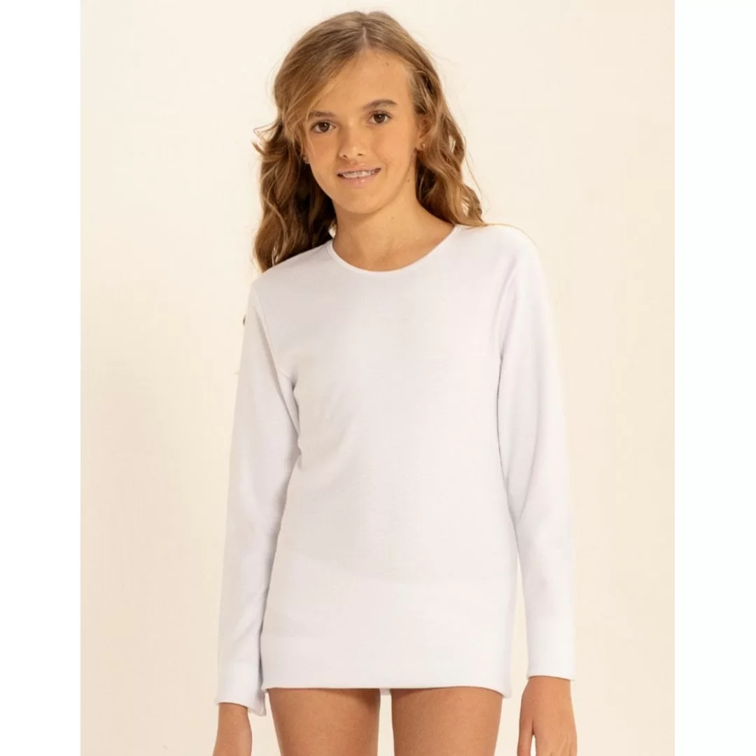 Maglia Manica Lunga Cotone Bambina Kissimo art....