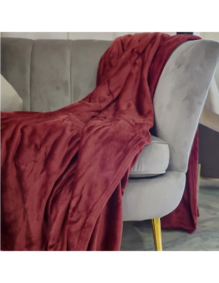 Plaid Una Piazza e Mezza Fancy Home art. Lugano Coral