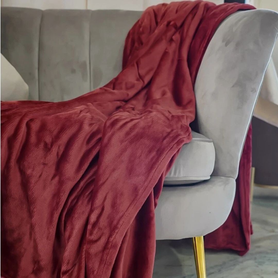 Plaid Matrimoniale Fancy Home art. Lugano Coral