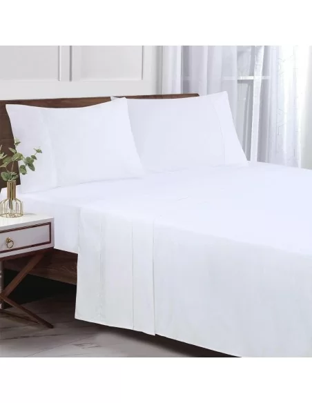Completo Letto Matrimoniale Biancaluna art. Bianchissimo Hotel