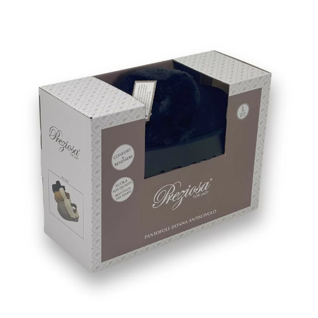 Pantofola Donna Invernale Preziosa Home art. 0283