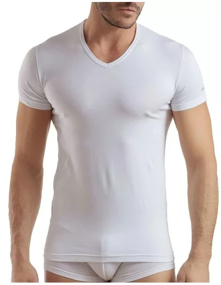 Maglia Intima Cotone Uomo Enrico Coveri art. ET1001 Tripack Scollo V