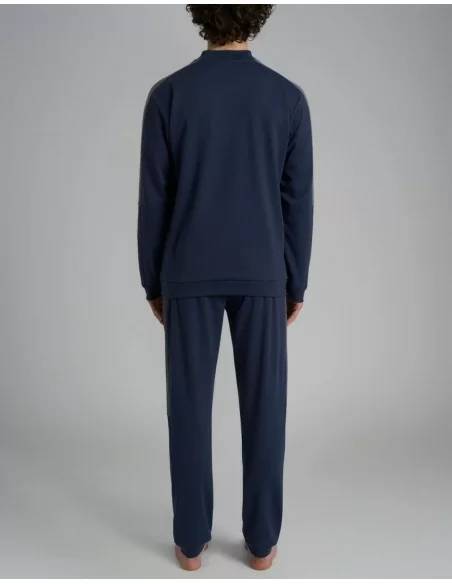 Pigiama Caldo Cotone Uomo Ragno art. U990N2 Scollo a V