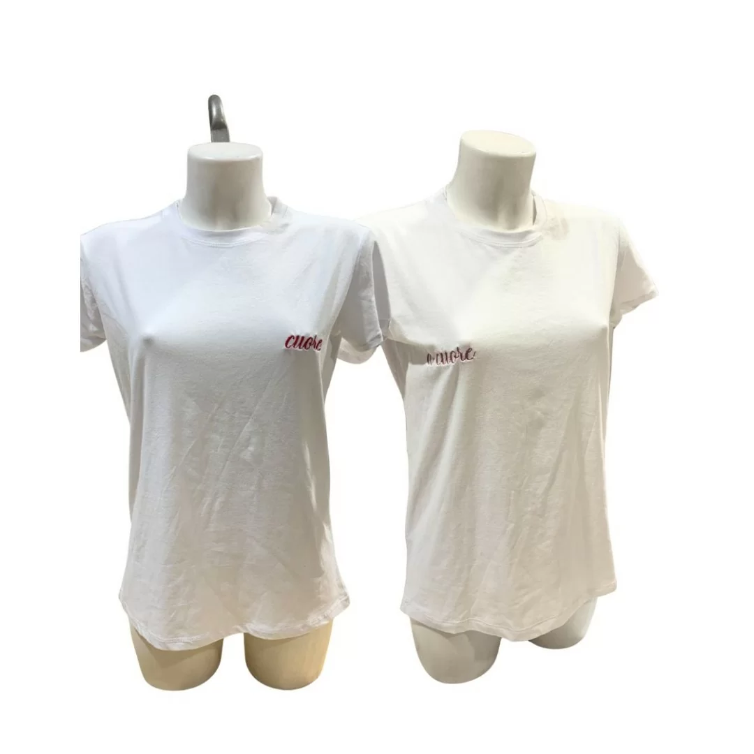 Maglia personalizzata bianca manica corta...