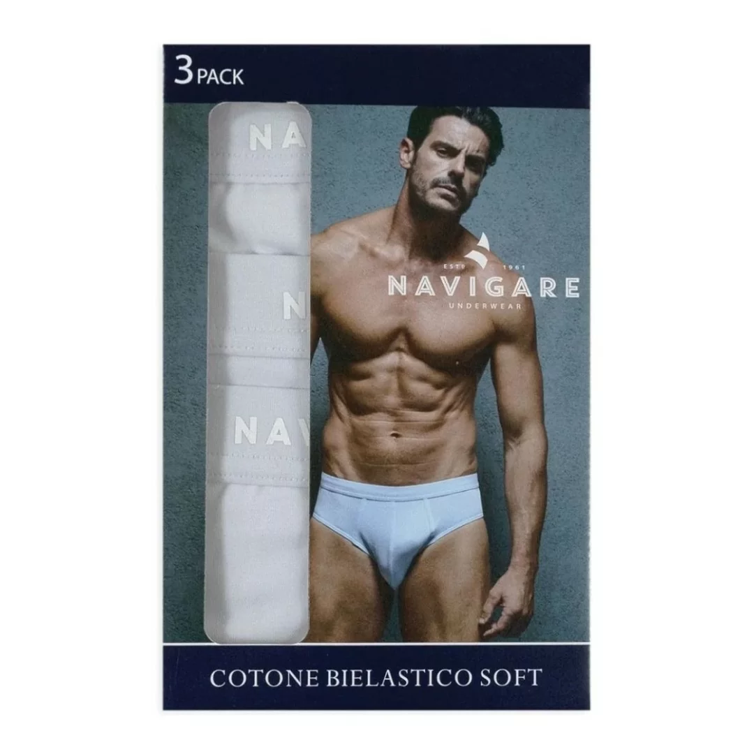 Slip Uomo Navigare art. 100T Tripack Cotone