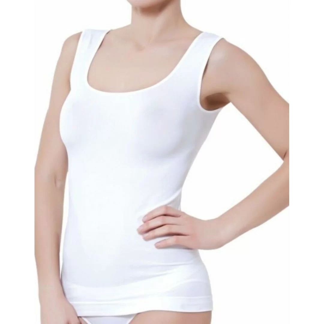 Canotta Donna spalla larga in microfibra Ilary art. 019