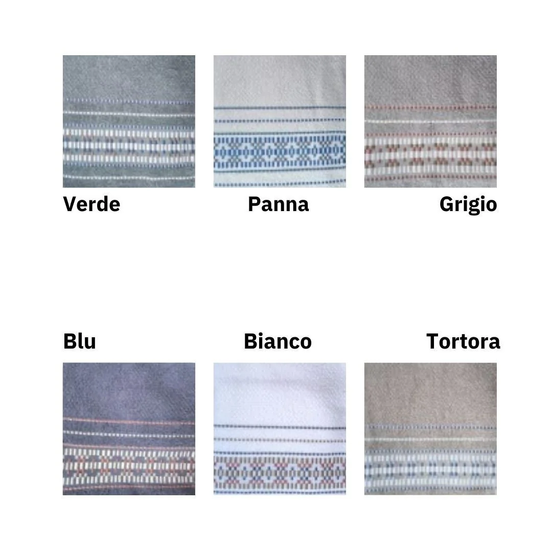 Coppia Asciugamani Spugna Biancaluna art. Adua