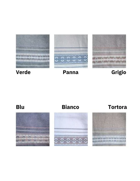 Coppia Asciugamani Spugna Biancaluna art. Adua