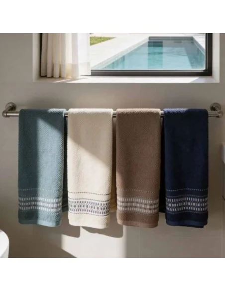 Coppia Asciugamani Spugna Biancaluna art. Adua