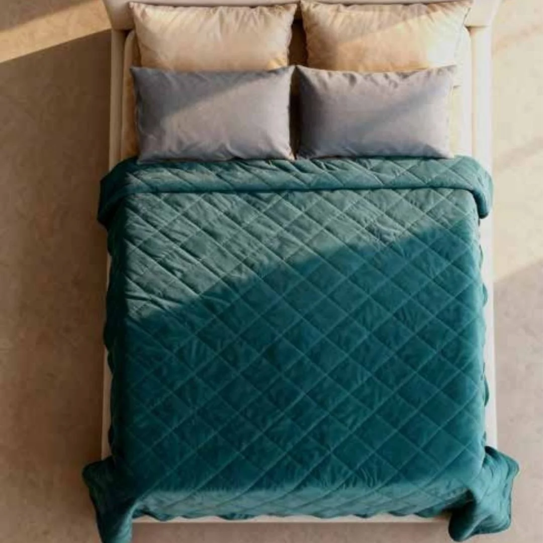 Copriletto Trapuntato Matrimoniale Biancaluna...