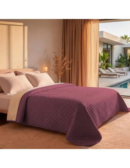 Copriletto Trapuntato Matrimoniale Biancaluna art. Velvet