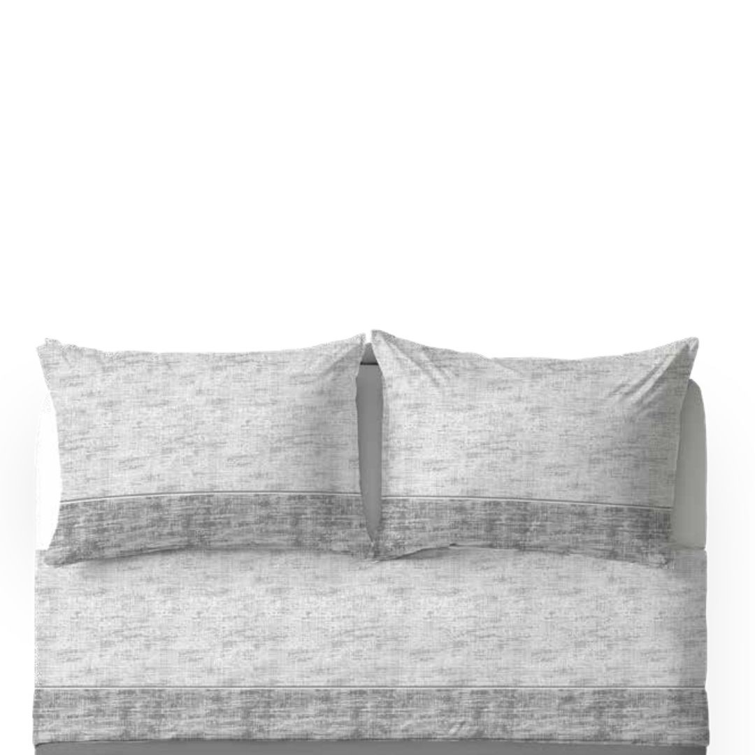 Completo Lenzuola Singolo Cotone Biancaluna...