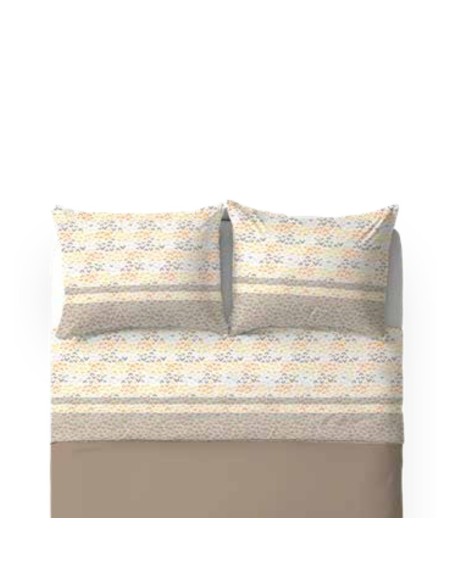 Completo Lenzuola Singolo Cotone Biancaluna art. Nathan