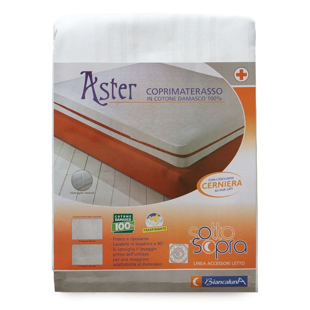 Fodera Coprimaterasso con cerniera Biancaluna...