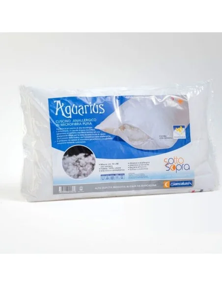 Cuscino Anallergico Microfibra Biancaluna art. Acquarius