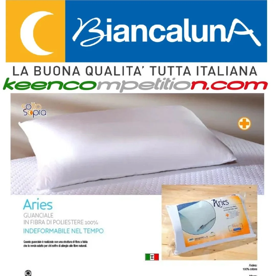 Cuscino Anallergico Soffice Biancaluna art. Aries 2