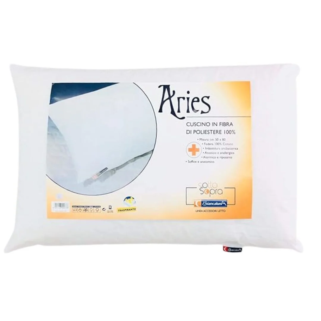 Cuscino Anallergico Soffice Biancaluna art. Aries