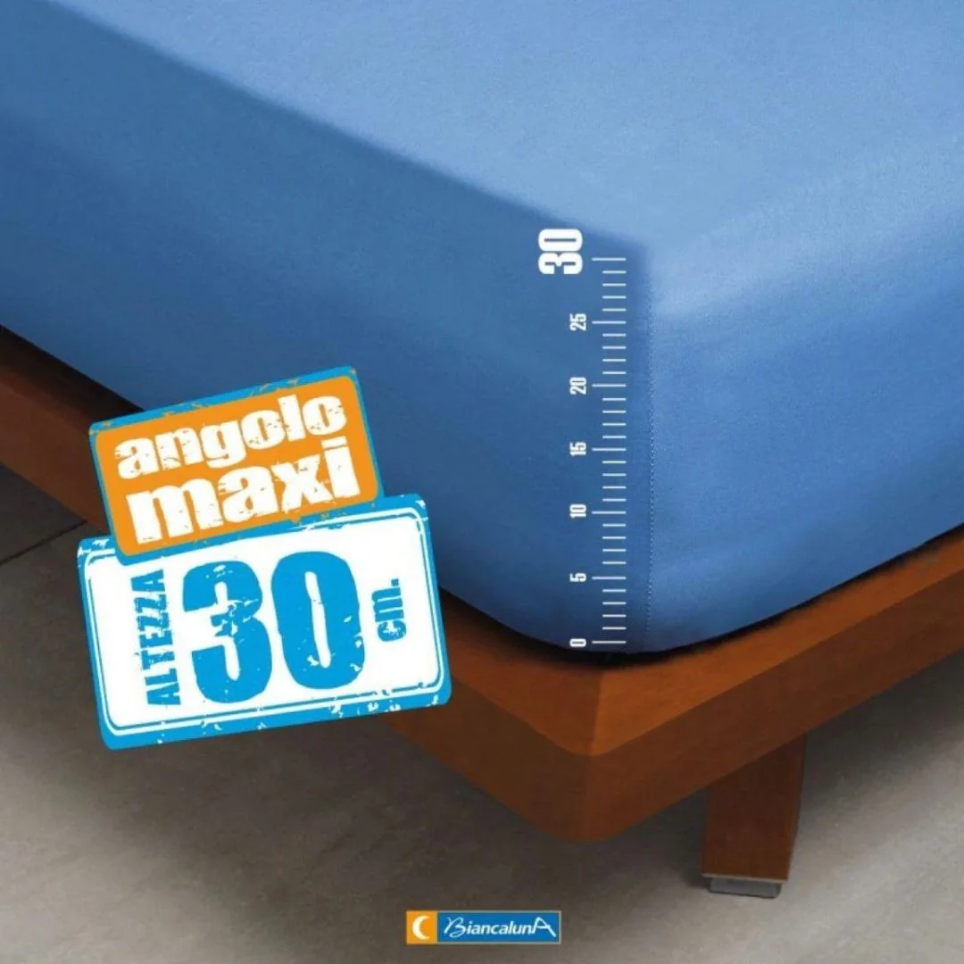 Lenzuolo Sotto con Angoli Singolo Biancaluna art. Colored...