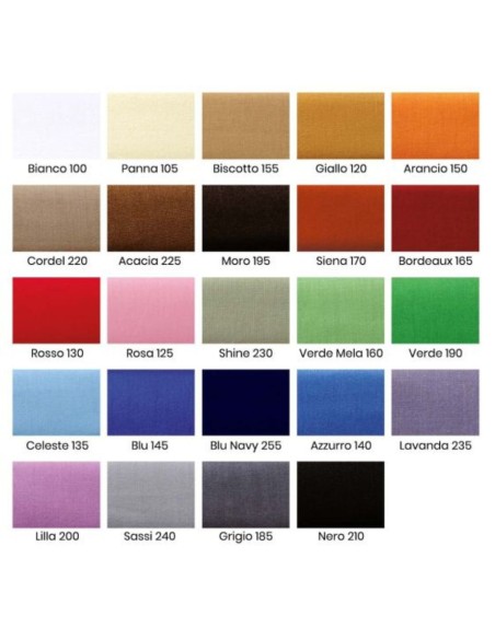 Lenzuolo Sotto con Angoli Matrimoniale Biancaluna art. Colored H30