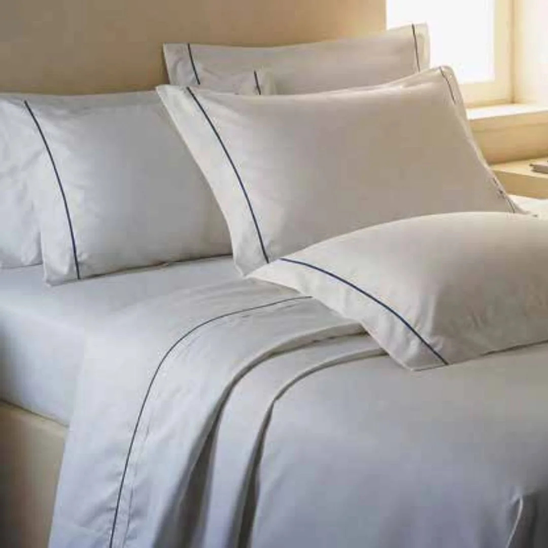 Completo Lenzuola Biancaluna art. Percalle Coda...