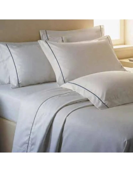 Completo Lenzuola Biancaluna art. Percalle Coda di Topo