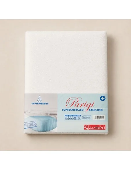 Coprimaterasso Impermeabile Sanitario Linea Ambro art. Parigi