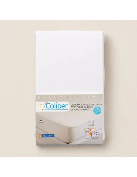Coprimaterasso Cotone Jersey Biancaluna art. Coliber