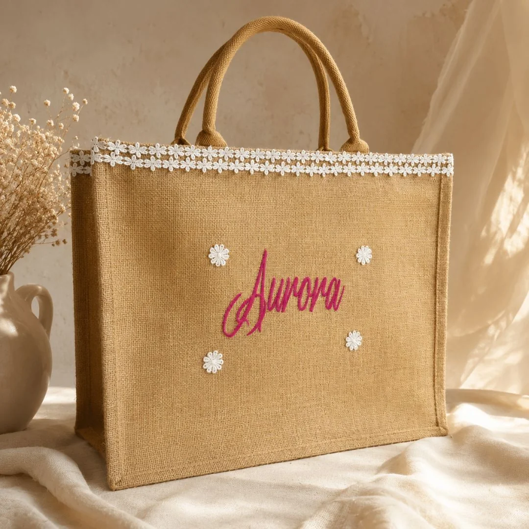 Borsa Mare Personalizzata LineaBlu art. Juta Beige