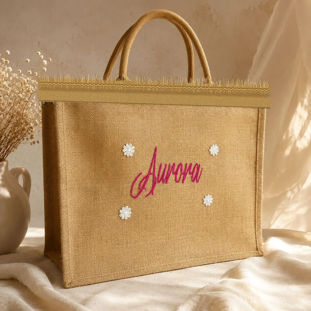 Borsa Mare Personalizzata LineaBlu art. Juta Beige