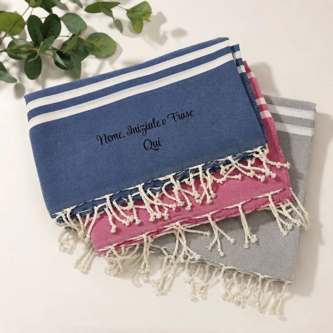 Telo Mare Personalizzabile LineaBlu art. Fouta Beach Marine