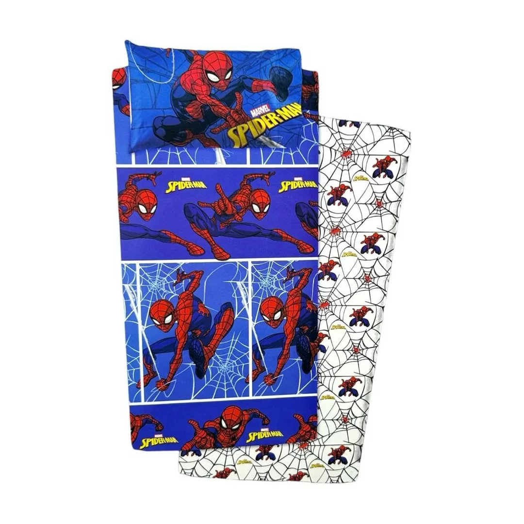 Completo Letto Singolo Novia art. Spiderman Puro Cotone