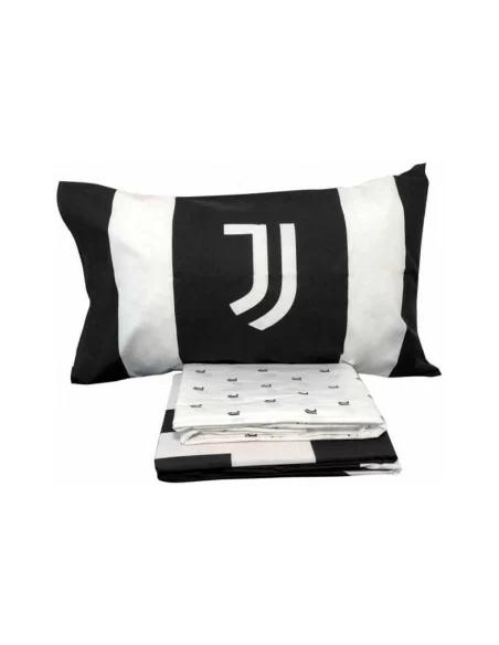 Completo Letto Singolo Puro Cotone Juventus Ufficiale