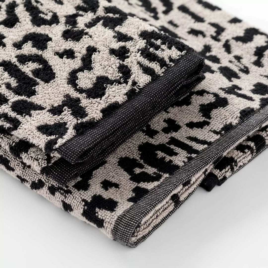 Coppia Asciugamani Spugna Linea Oro art. Leopard 450gr/mq 2