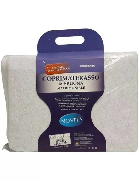 Coprimaterasso Spugna Caleffi art. Dormissimi Tessuto Jacquard