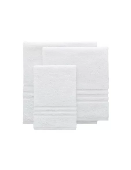 Tris Asciugamani Bagno LineaBlu art. Superior spugna 420gr/mq