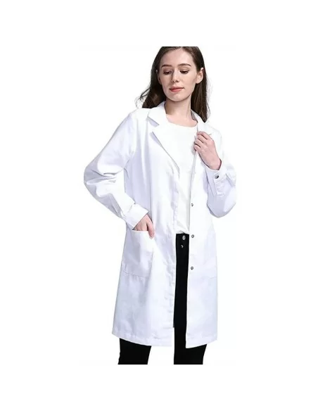 Camice Laboratorio Lavoro Donna a Manica Lunga
