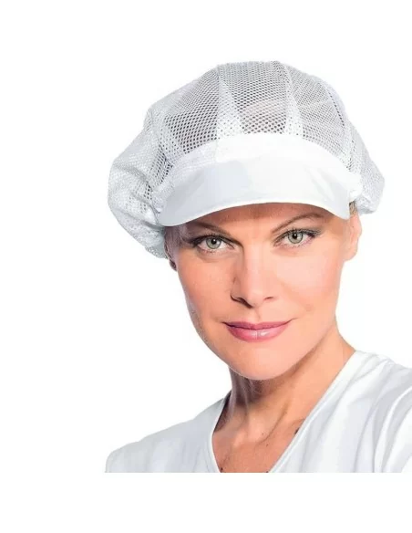 Cuffia Cucina a Rete Donna Bianca art. Isacco Taglia Unica