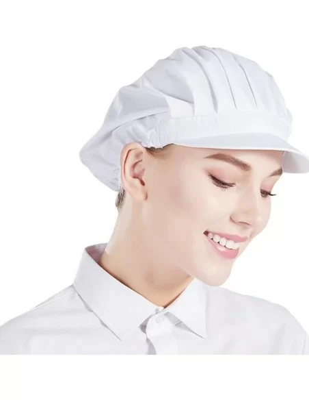 Cappello Chef Elasticizzato Con Visiera art. Basket