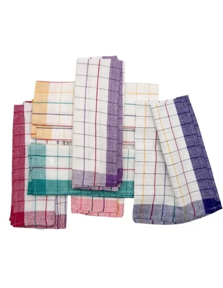 Strofinaccio Cucina London Check art. Elite set 12 pezzi