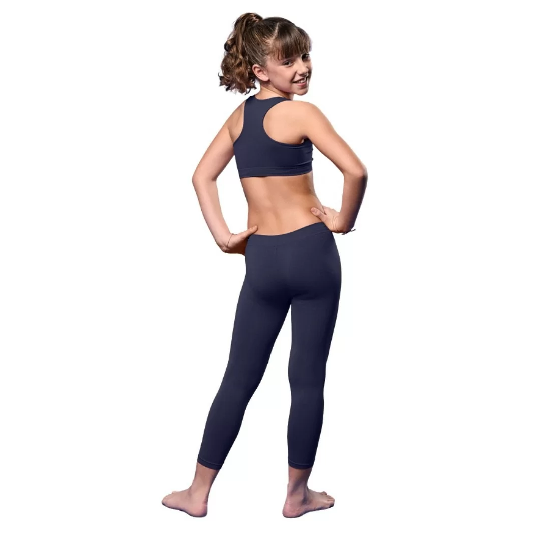 Leggings Bambina Lungo da Scuola 100% Cotone