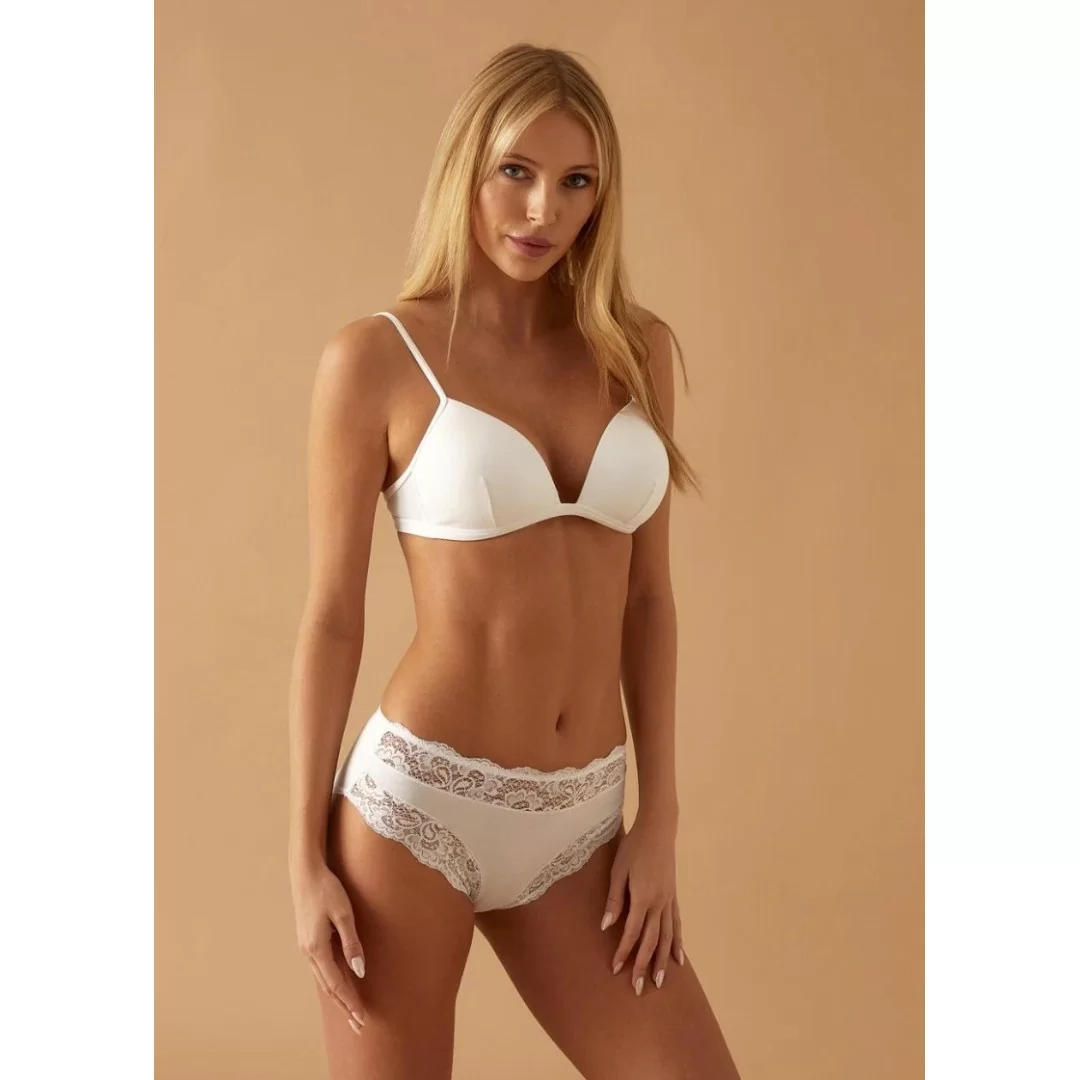 Slip Pizzo Donna Jadea art. 742 Cotone set 3 pezzi