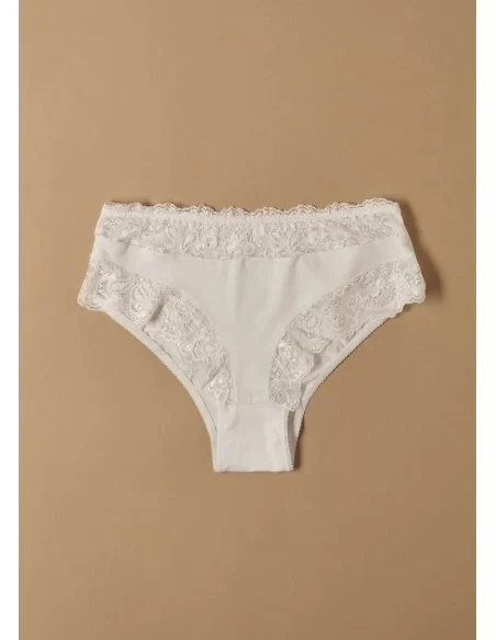 Slip Pizzo Donna Jadea art. 742 Cotone set 3 pezzi