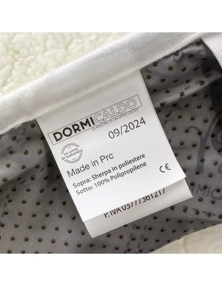 Scaldasonno Biancaluna art. DormiCaldo Sherpa in Poliestere