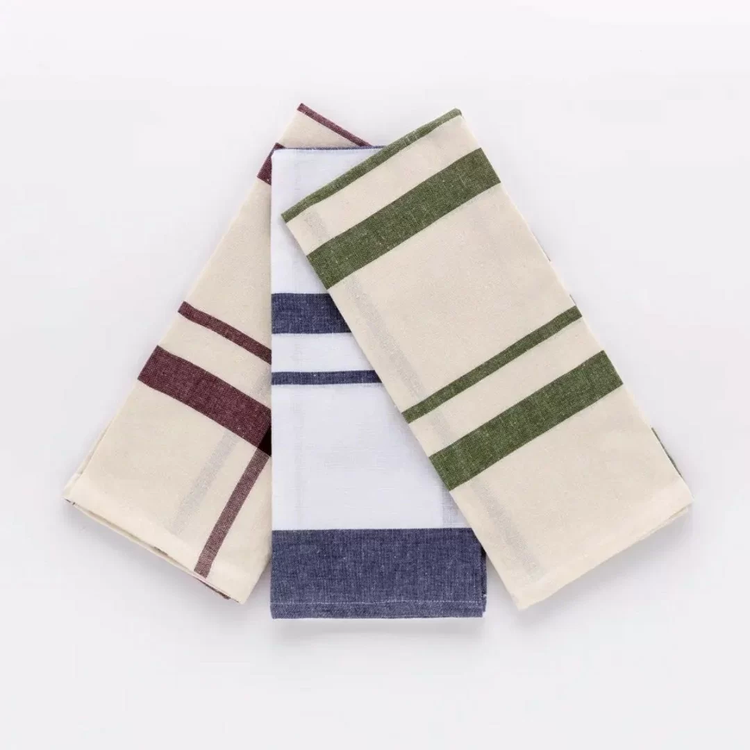 Canovacci Cucina Linea Oro art. Check Cotone Tris