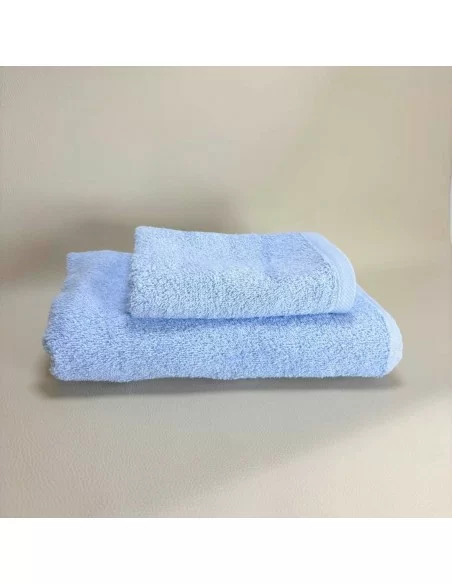 Coppia Asciugamani Personalizzati LineaBlu art. Marte Spugna 420gr/mq