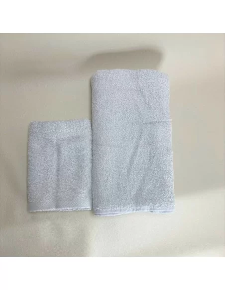 Coppia Asciugamani Personalizzati LineaBlu art. Marte Spugna 420gr/mq