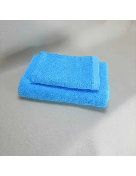 Coppia Asciugamani Personalizzati LineaBlu art. Marte Spugna 420gr/mq