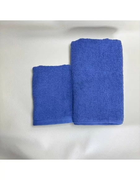 Coppia Asciugamani LineaBlu art. Marte spugna 420gr/mq