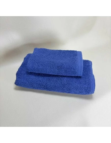 Coppia Asciugamani Personalizzati LineaBlu art. Marte Spugna 420gr/mq