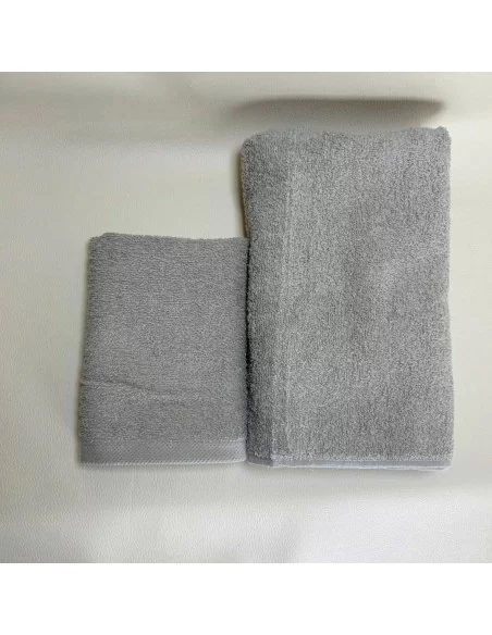 Coppia Asciugamani Personalizzati LineaBlu art. Marte Spugna 420gr/mq